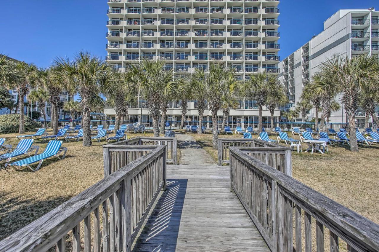 Airy Oceanfront Myrtle Beach Condo With Balcony Exterior photo
