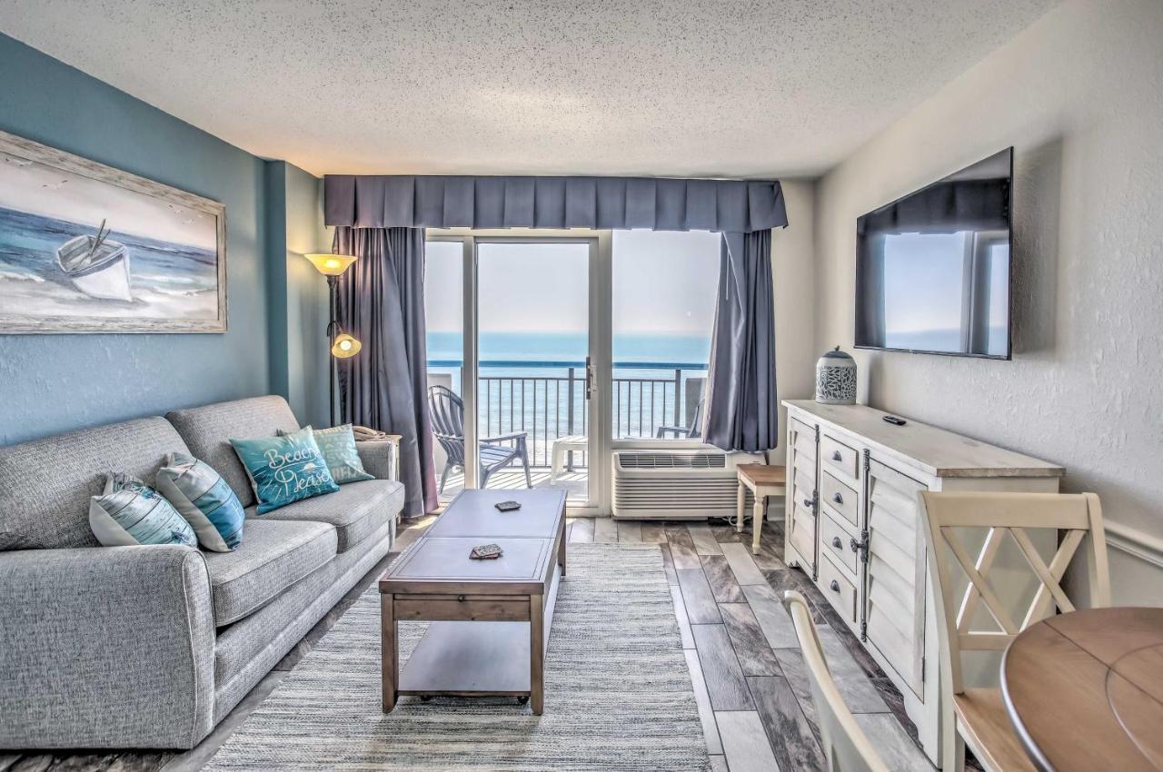 Airy Oceanfront Myrtle Beach Condo With Balcony Exterior photo