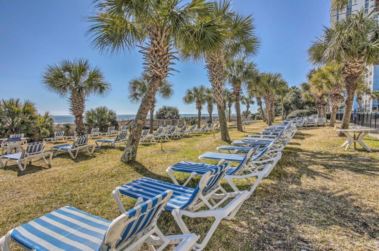 Airy Oceanfront Myrtle Beach Condo With Balcony Exterior photo
