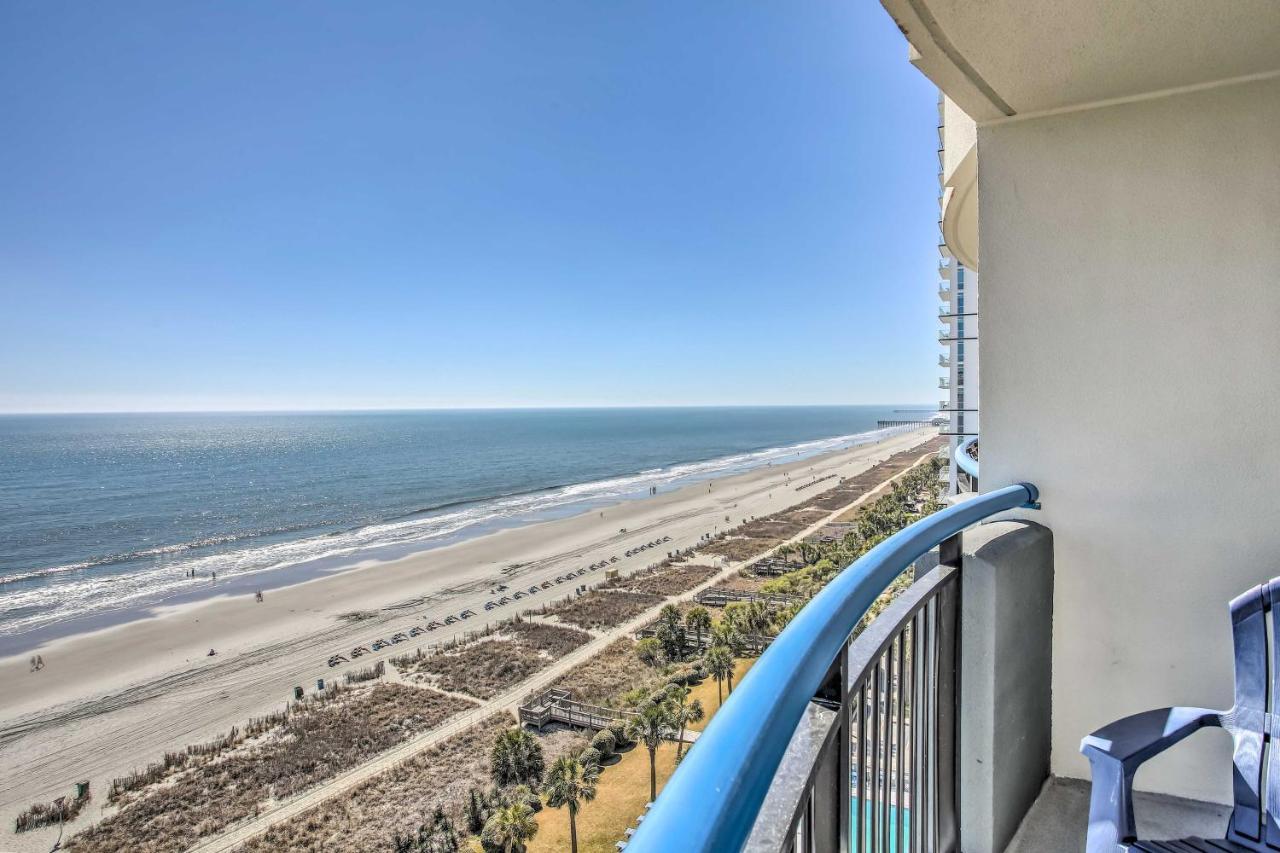 Airy Oceanfront Myrtle Beach Condo With Balcony Exterior photo
