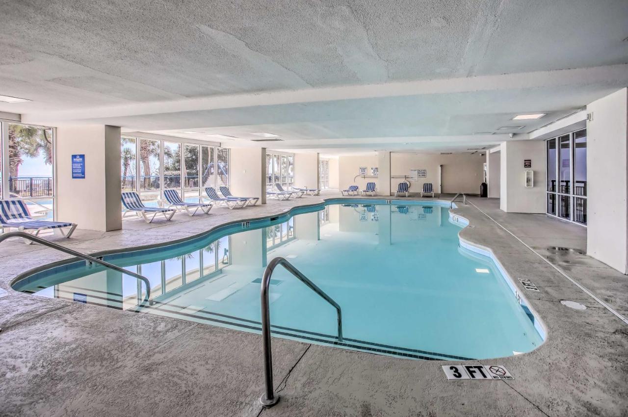Airy Oceanfront Myrtle Beach Condo With Balcony Exterior photo