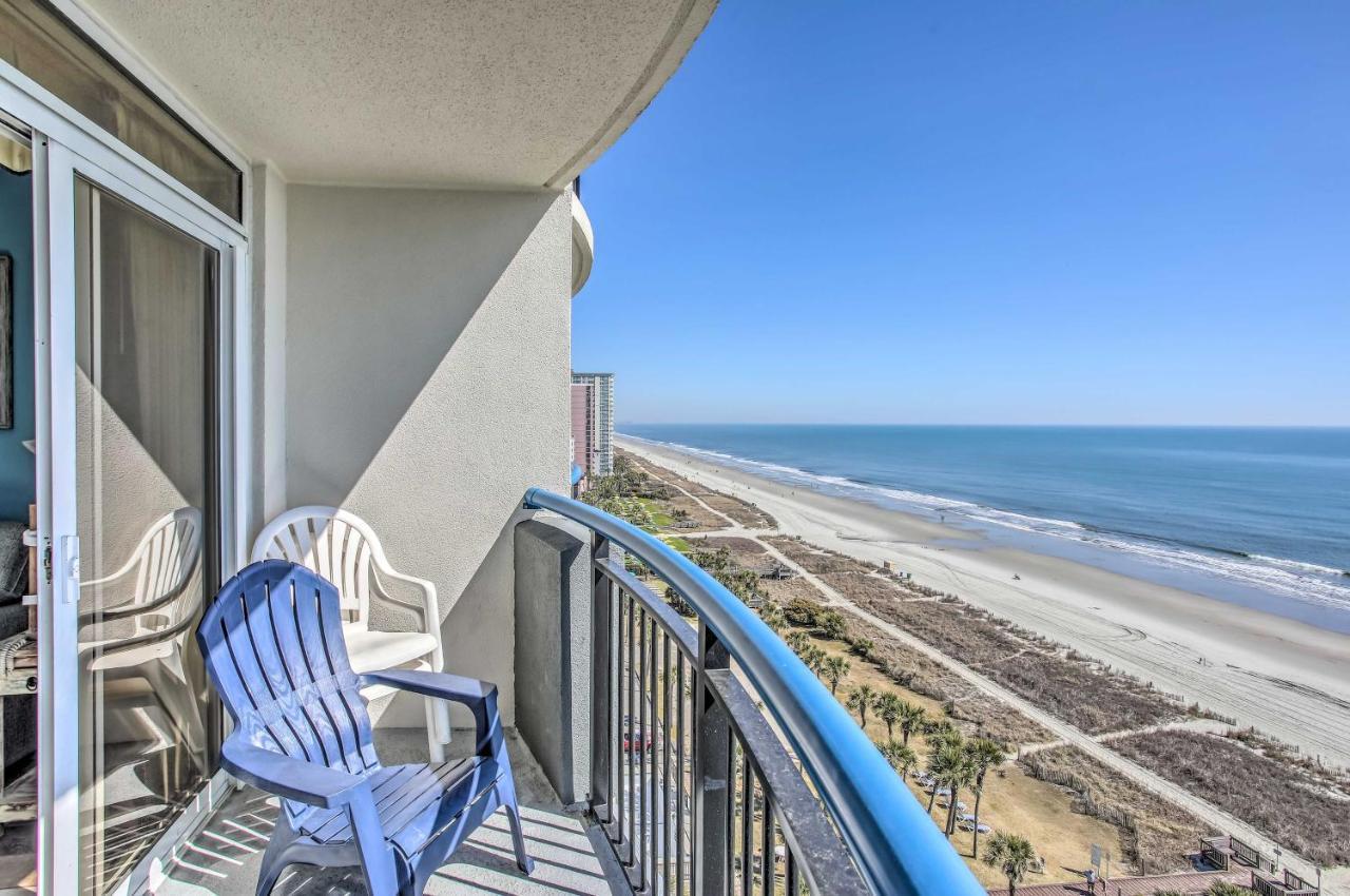 Airy Oceanfront Myrtle Beach Condo With Balcony Exterior photo